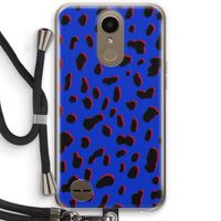 Blue Leopard: LG K10 (2017) Transparant Hoesje met koord