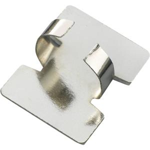 TRU COMPONENTS Bevestigingsklem Zelfklevend 543619 Bundel-Ø (bereik) 6 mm (max) Zilver 1 stuk(s)