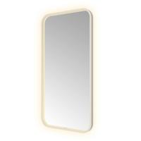 Hotbath &More Mirrors Soft Square LED Badkamerspiegel - Rechthoek - 100 x 50 cm - RVS 316