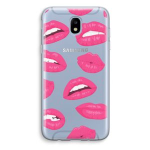 Bite my lip: Samsung Galaxy J5 (2017) Transparant Hoesje