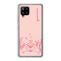Love is in the air: Samsung Galaxy A42 5G Transparant Hoesje