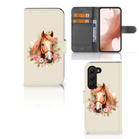 Telefoonhoesje met Pasjes voor Samsung Galaxy S23 Paard