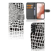 Samsung Galaxy S23 | Telefoonhoesje | Met pasjeshouder | Slangenprint