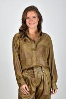Isabel Marant blouse Gabiela CH0192FA-B4B06I bronze