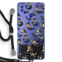 Zeemeermin: Honor Note 10 Transparant Hoesje met koord