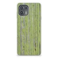 Motorola Edge 20 Lite | Bumper Hoesje | Green Wood