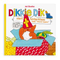 Boek met naam en foto - Dikkie Dik viert Sinterklaas - Softcover - thumbnail