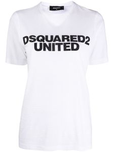 DSQUARED2 t-shirt à logo imprimé - Blanc