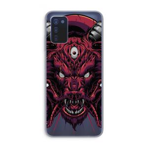 Hell Hound and Serpents: Samsung Galaxy A03s Transparant Hoesje