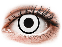 ColourVUE Crazy Lens White Zombie - met sterkte (2 lenzen)