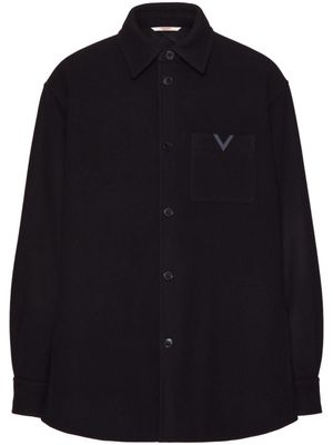 Valentino Garavani surchemise à détail V - Noir