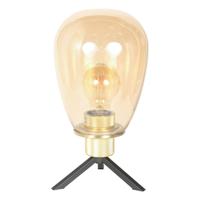 Steinhauer TafellampReflexion Ø 15cm - met amber glas - 2682ME
