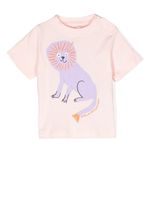 Stella McCartney Kids t-shirt Lion à imprimé graphique - Rose