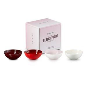 LE CREUSET - Petit Fours - Ontbijtkommen 16cm 0,65l 4-dlg