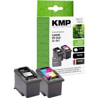 KMP Inktcartridge vervangt Canon PG-540, CL-541 Compatibel Combipack Zwart, Cyaan, Magenta, Geel C95V 1516,4850