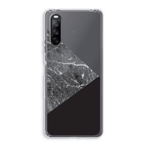 Combinatie marmer: Sony Xperia 10 III Transparant Hoesje
