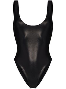 Saint Laurent body à encolure arrondie - Noir