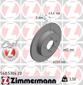 Remschijf Coat Z 540530420