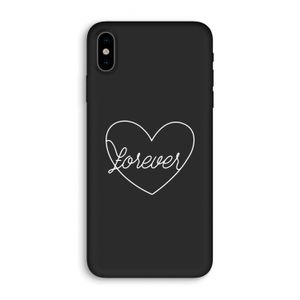 Forever heart pastel: iPhone X Biologisch afbreekbaar hoesje