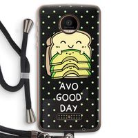 Avo Good Day: Motorola Moto Z Force Transparant Hoesje met koord
