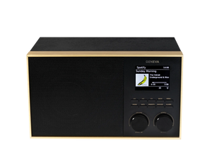 Geneva DeCon S internet, DAB+ en FM radio met Spotify en Bluetooth - messing/zwart