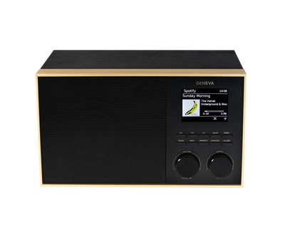 Geneva DeCon S internet, DAB+ en FM radio met Spotify en Bluetooth - messing/zwart