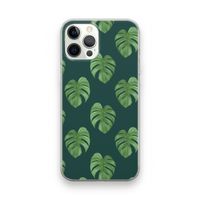 Monstera leaves: iPhone 12 Pro Transparant Hoesje