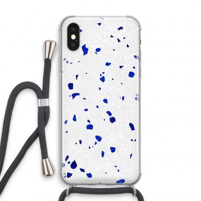 Terrazzo N°5: iPhone XS Transparant Hoesje met koord
