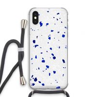 Terrazzo N°5: iPhone XS Transparant Hoesje met koord