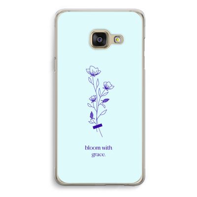 Bloom with grace: Samsung A3 (2017) Transparant Hoesje