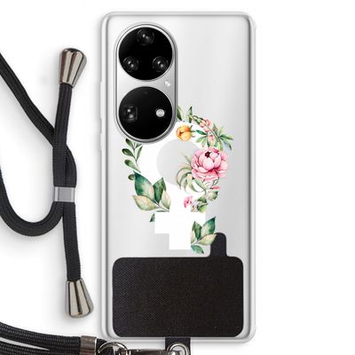 Venus: Huawei P50 Pro Transparant Hoesje met koord