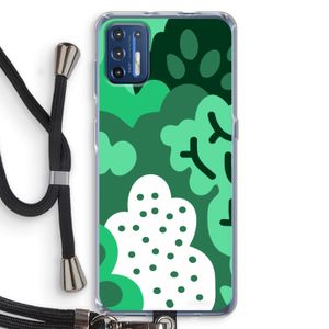 Bushes: Motorola Moto G9 Plus Transparant Hoesje met koord