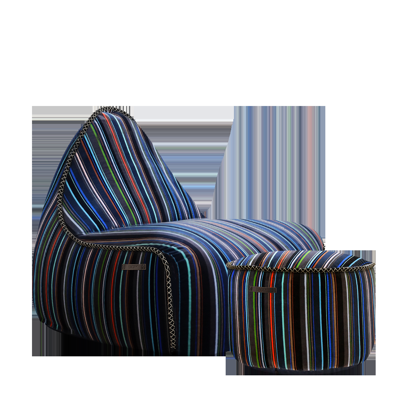 Lounge Chair & Pouf Paul Smith - Limited Edition Lounge Chair & Pouf Paul Smith - Limited Edition