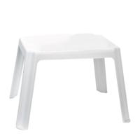 Plasticforte Kindertafel - kunststof - wit - 55 x 66 x 43 cm - camping - tuin - tafeltje