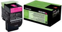 Lexmark Return Program toner 802, 3.000 pagina's, OEM 80C2HM0, magenta - thumbnail