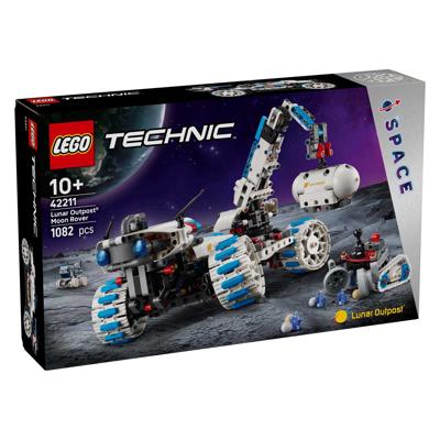 LEGO technic 42211 lunar outpost maanrover ruimtevoertuig