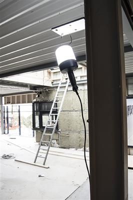 Scangrip Werklamp Retro Lite 1600 Lumen voor binnen en buiten 5 meter snoer wit licht 6500K 22W