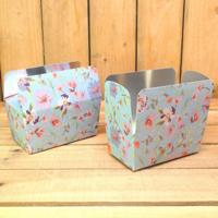 Bonbon doosjes - Chocolade doosje - Bloom blue LAAG - 12 stuks