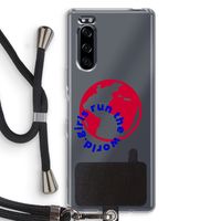 Run The World: Sony Xperia 5 Transparant Hoesje met koord