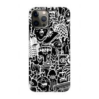 Vexx Black Mixtape: Volledig geprint iPhone 12 Hoesje