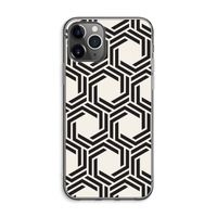 Geometrisch patroon: iPhone 11 Pro Max Transparant Hoesje