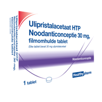 Healthypharm Ulipristalacetaat noodanticonceptie 1 Stuks