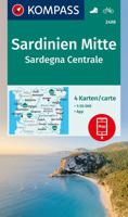 Wandelkaart - Fietskaart 2498 Sardinien Mitte - Sardegna Centrale | Ko