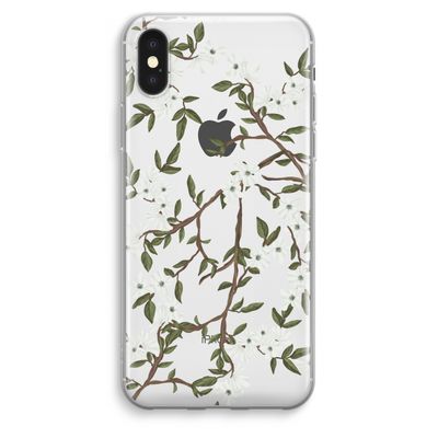 Blossoming spring: iPhone XS Max Transparant Hoesje