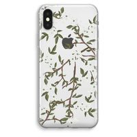 Blossoming spring: iPhone XS Max Transparant Hoesje