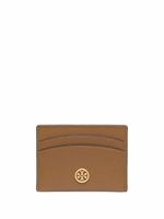 Tory Burch porte-cartes Kira à plaque logo - Marron