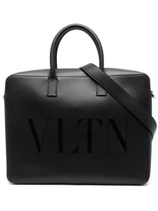 Valentino Garavani sac pour ordinateur à logo imprimé - Noir