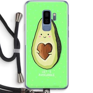 Avocuddle: Samsung Galaxy S9 Plus Transparant Hoesje met koord