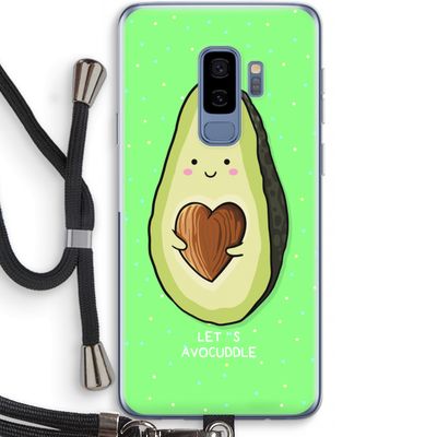 Avocuddle: Samsung Galaxy S9 Plus Transparant Hoesje met koord