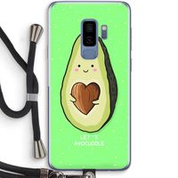 Avocuddle: Samsung Galaxy S9 Plus Transparant Hoesje met koord